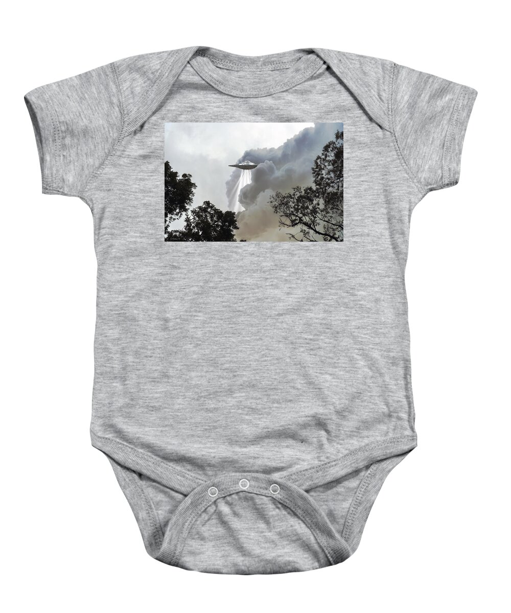 2d Baby Onesie featuring the photograph Cloud Cover by Brian Wallace