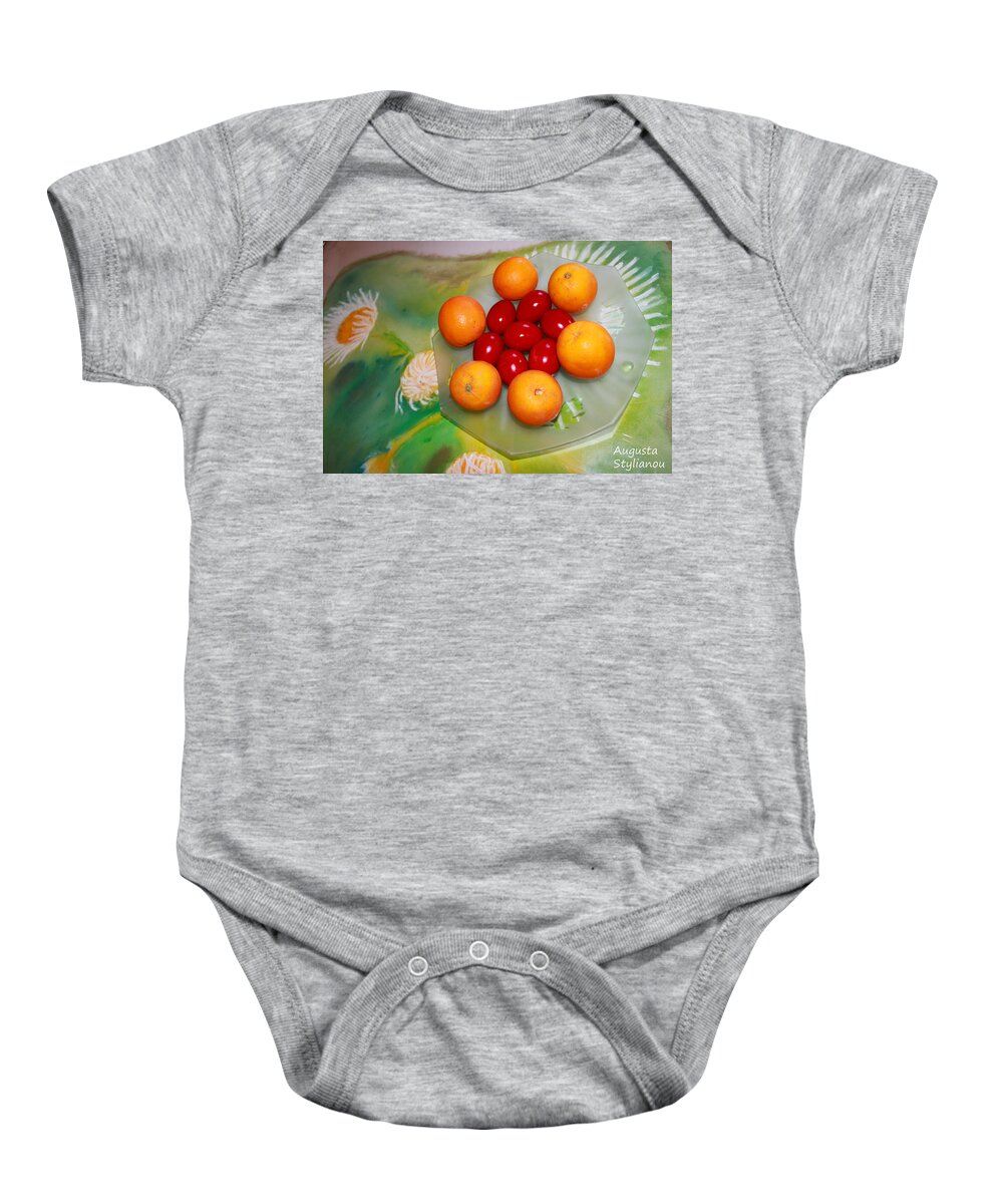 Augusta Stylianou Baby Onesie featuring the photograph Coulourful Easter by Augusta Stylianou