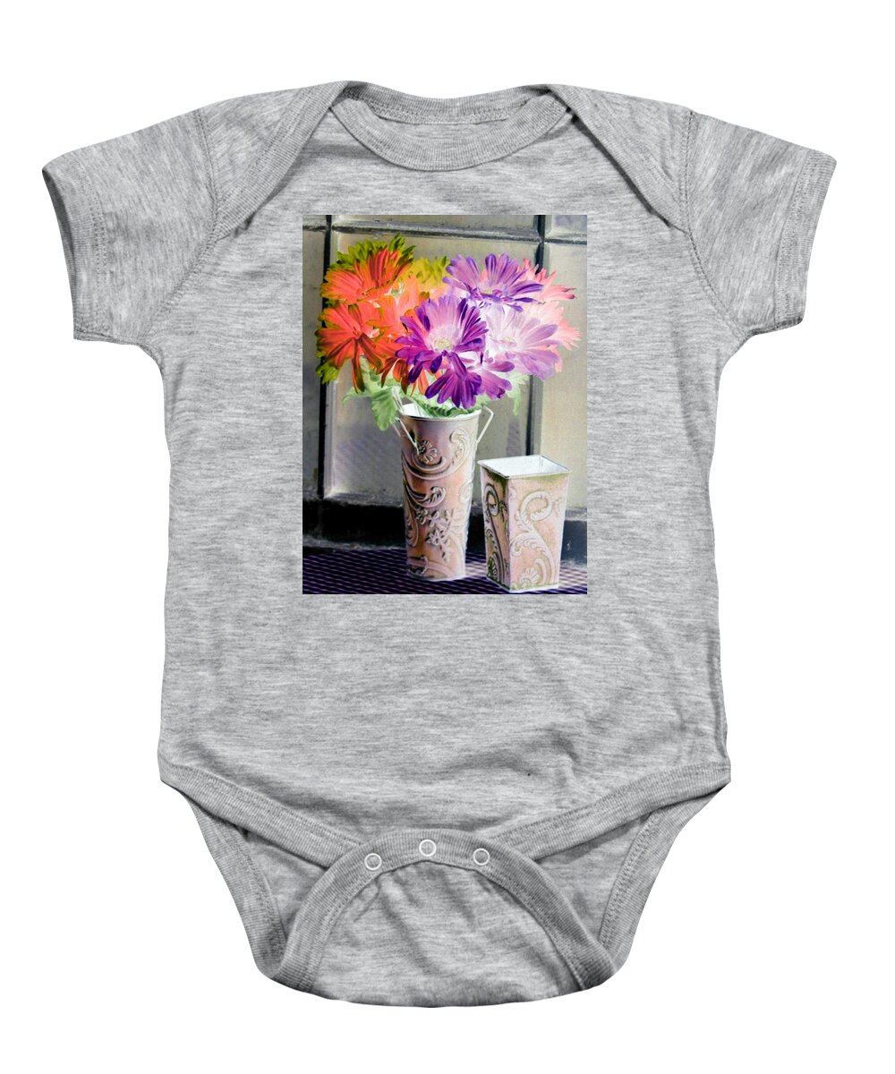 Flower Baby Onesie featuring the photograph Country Comfort - PhotoPower 493 by Pamela Critchlow