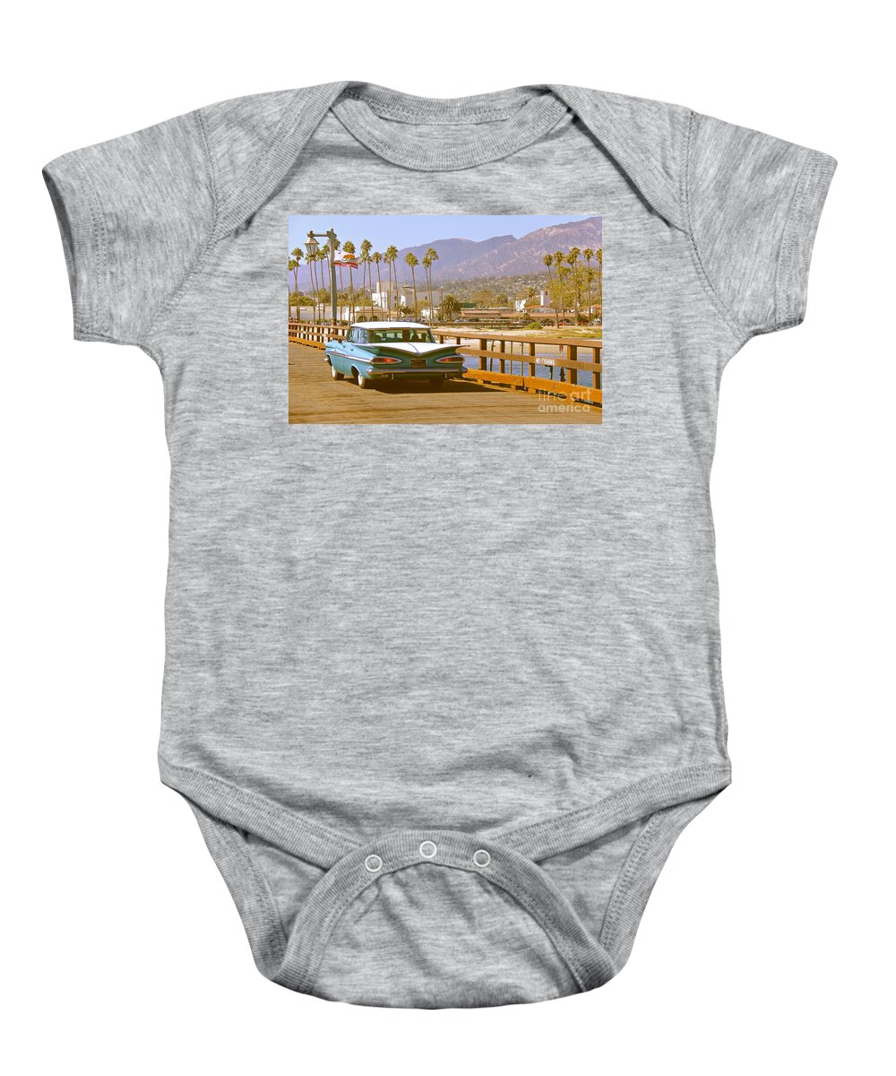 Santa Barbara Baby Onesie featuring the photograph Cruising Santa Barbara by Suzanne Oesterling