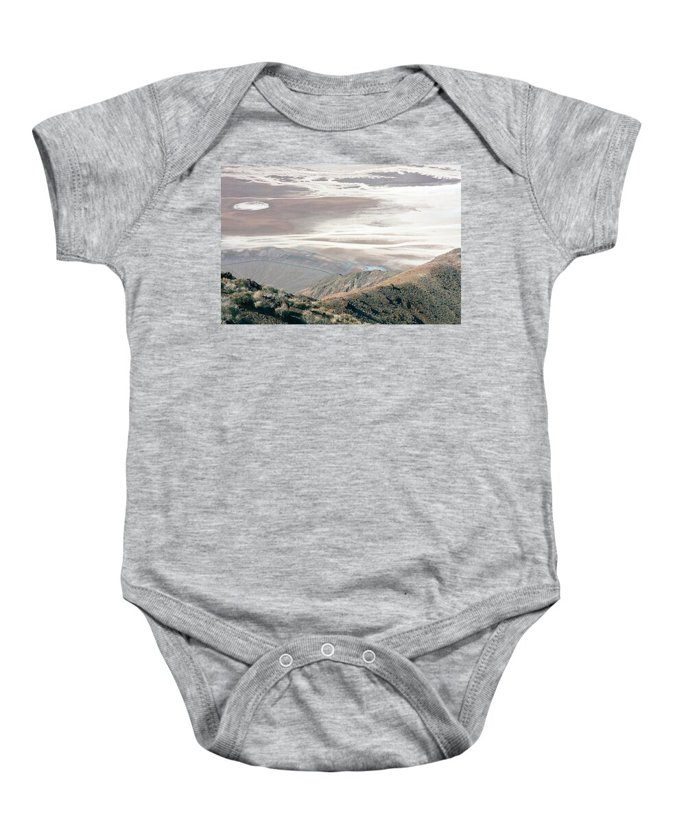 Death Valley Baby Onesie featuring the photograph Dante's View #1 by Stuart Litoff