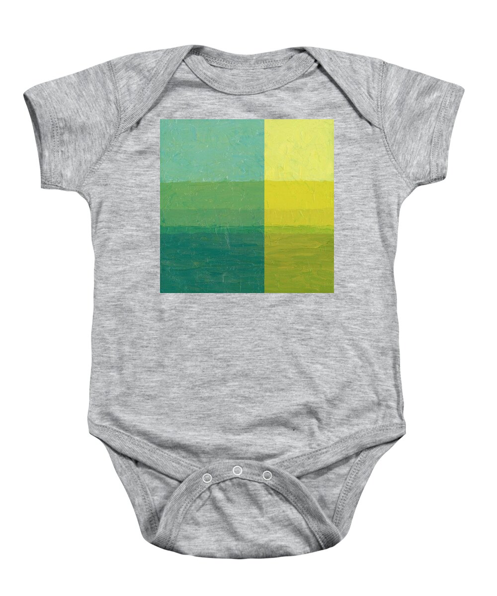 Day Baby Onesie featuring the painting Daybreak by Michelle Calkins