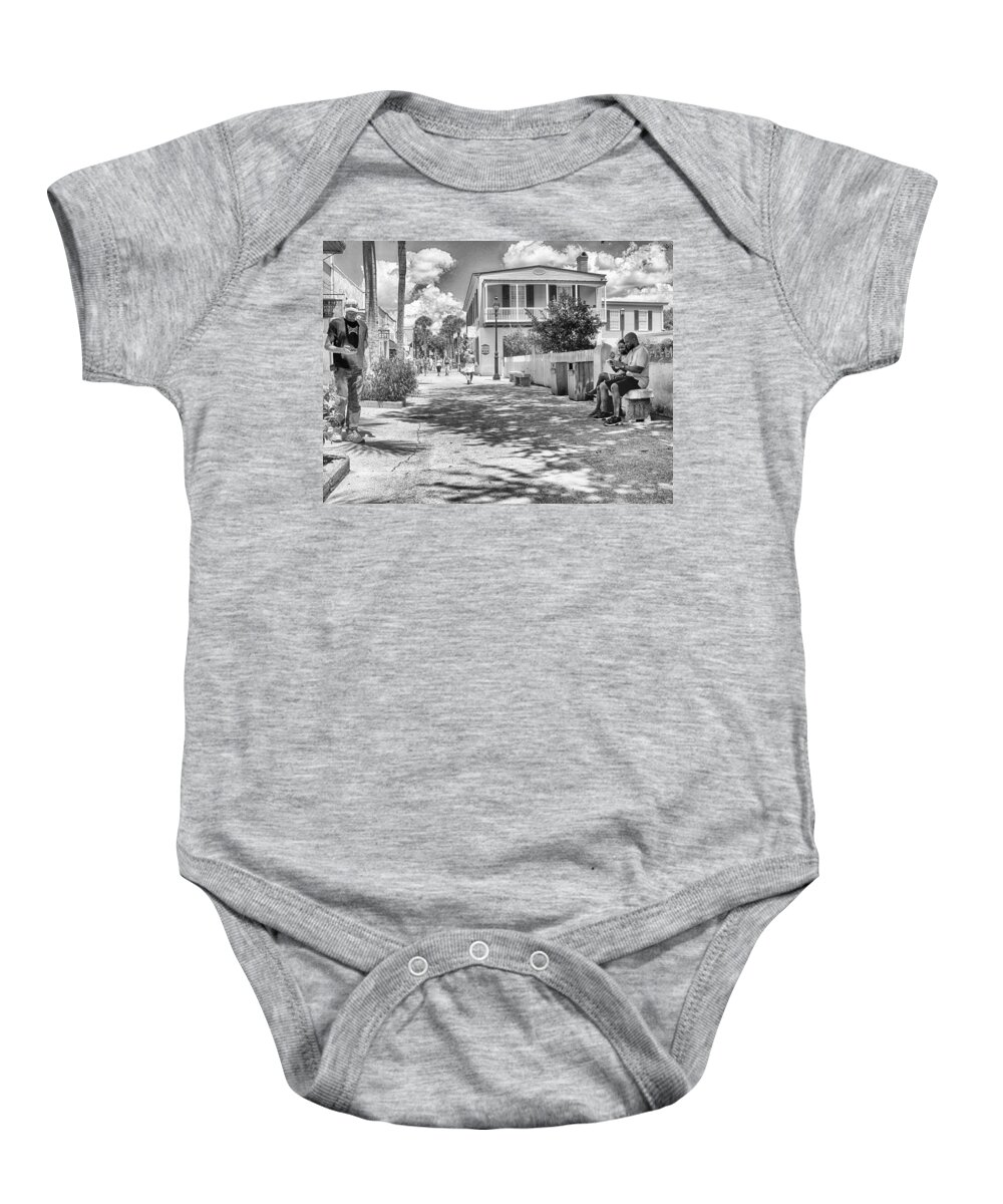 St. George Street Baby Onesie featuring the photograph Distraction by Howard Salmon