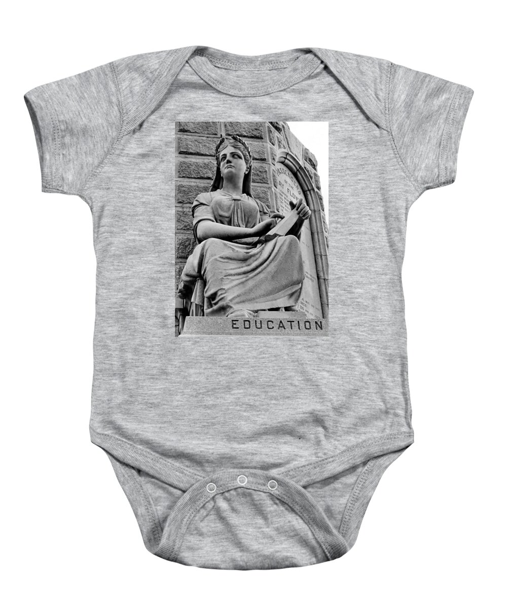 Education Baby Onesie featuring the photograph Education by Janice Drew