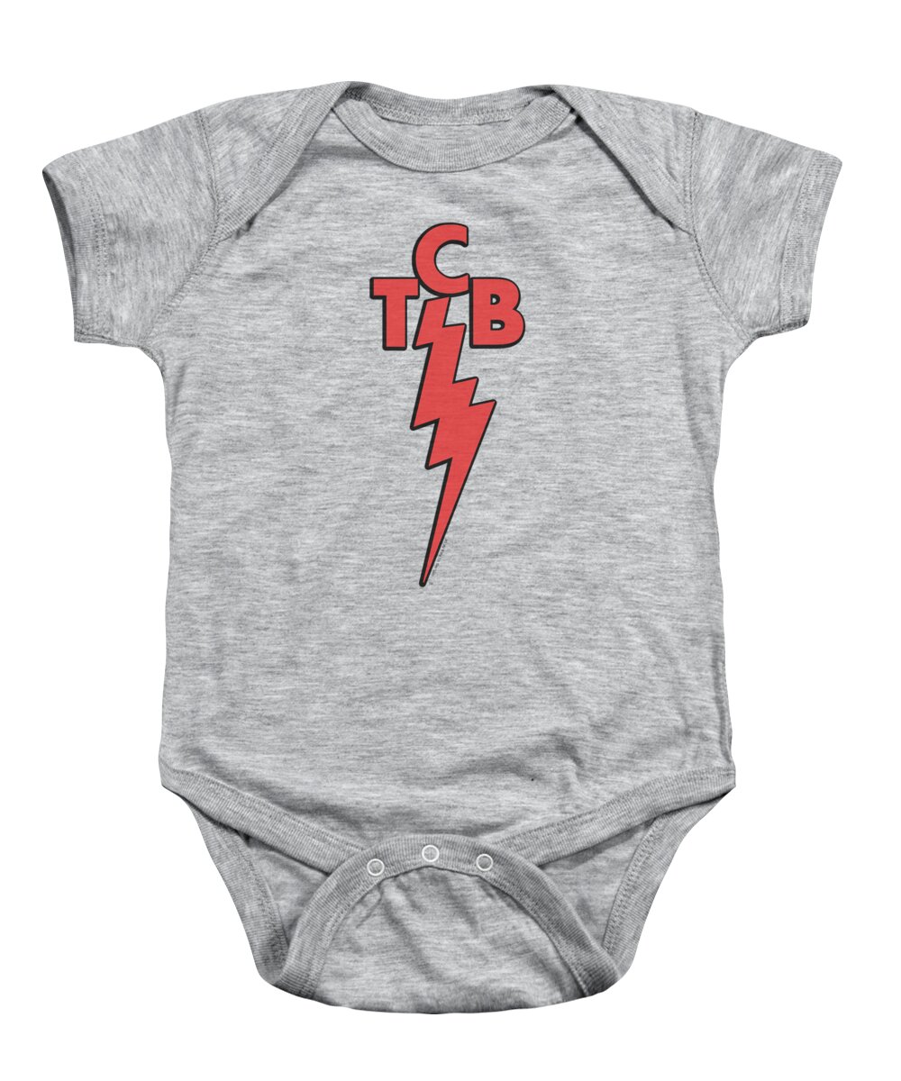  Baby Onesie featuring the digital art Elvis - Tcb by Brand A