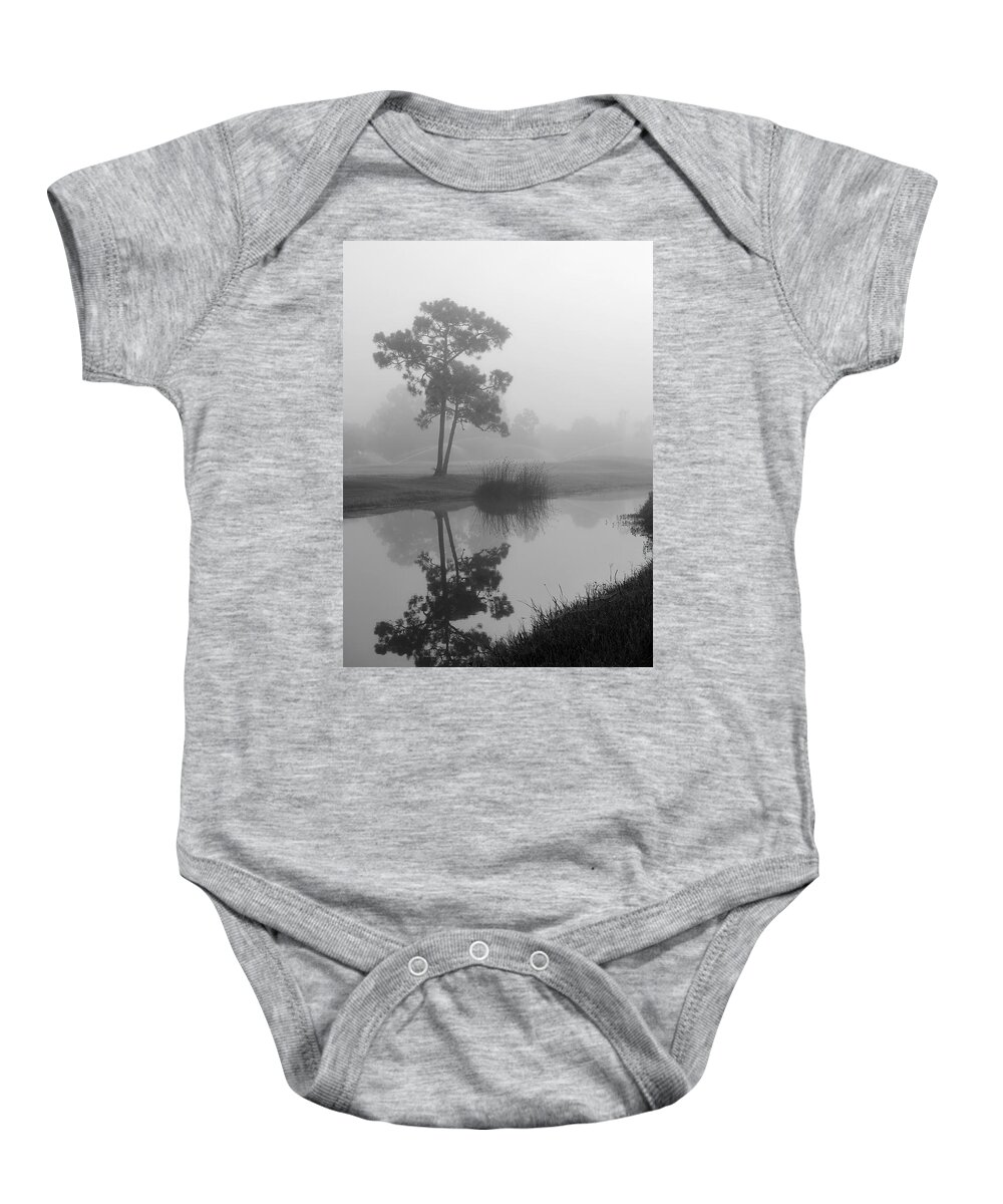 Fog Baby Onesie featuring the photograph Foggy Morning 2 by David Hart
