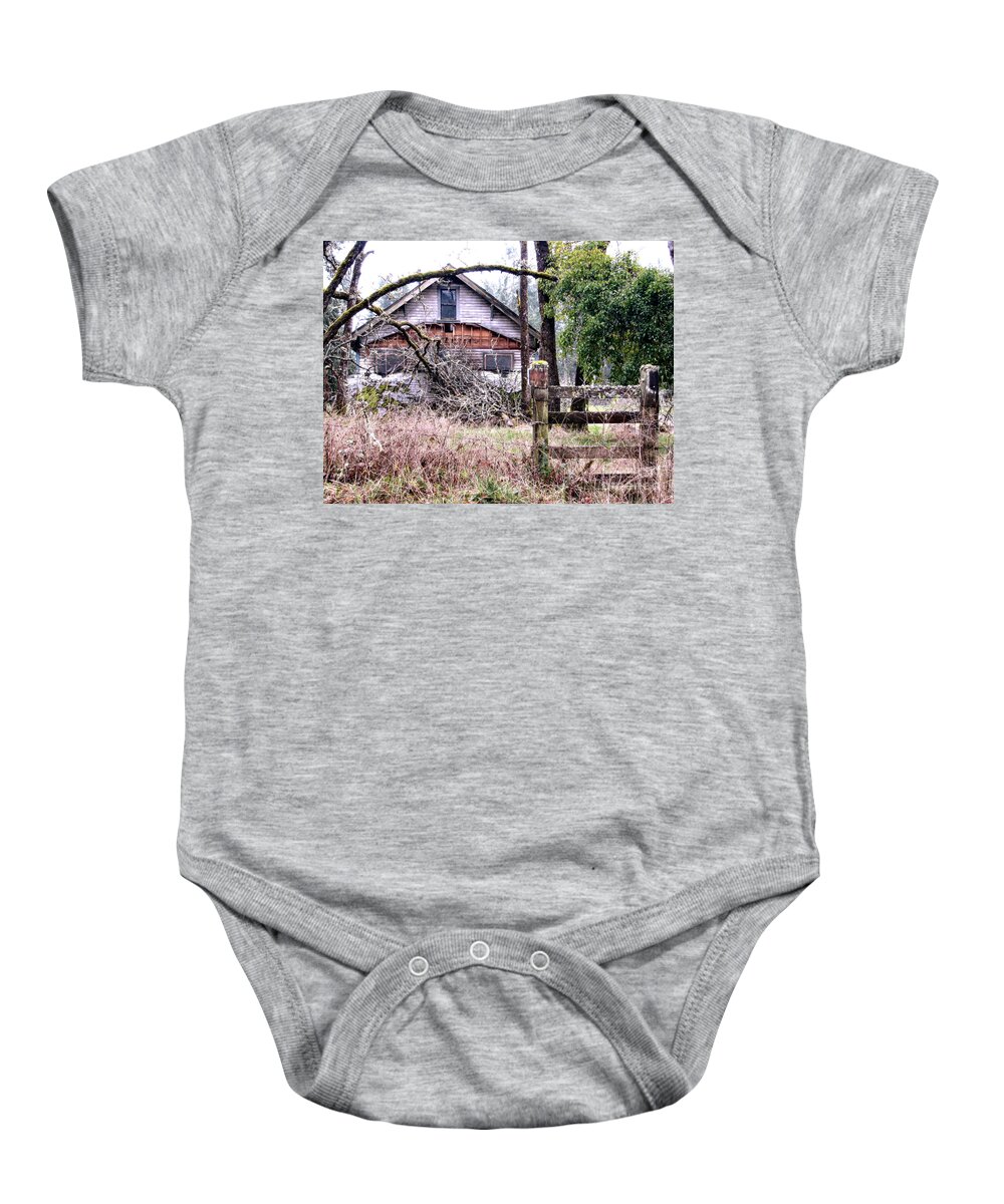 Landscape Baby Onesie featuring the photograph Forgotten Dreams by Rory Siegel