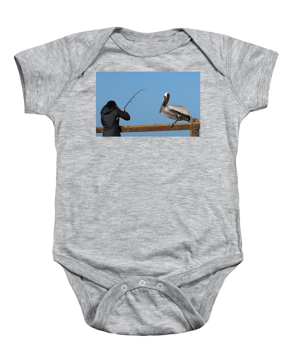 Wild Baby Onesie featuring the photograph Free Dinner by Christy Pooschke