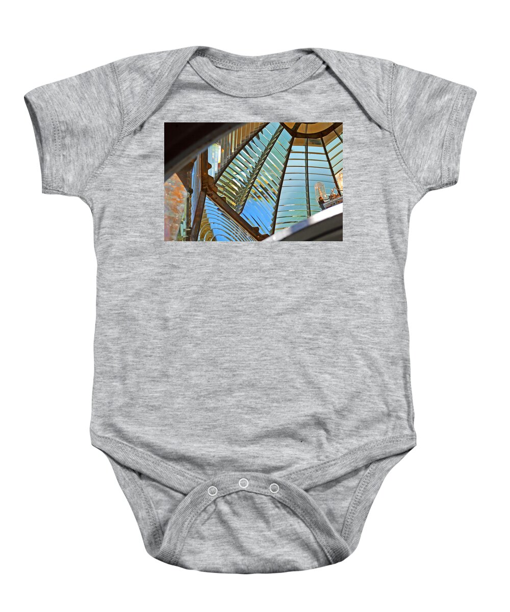 Oregon Baby Onesie featuring the photograph Fresnel Lens by Rich Walter