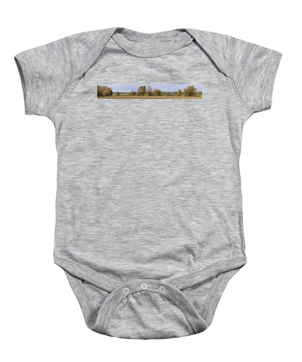 Fall Baby Onesie featuring the photograph From My Front Porch by Peter J Sucy