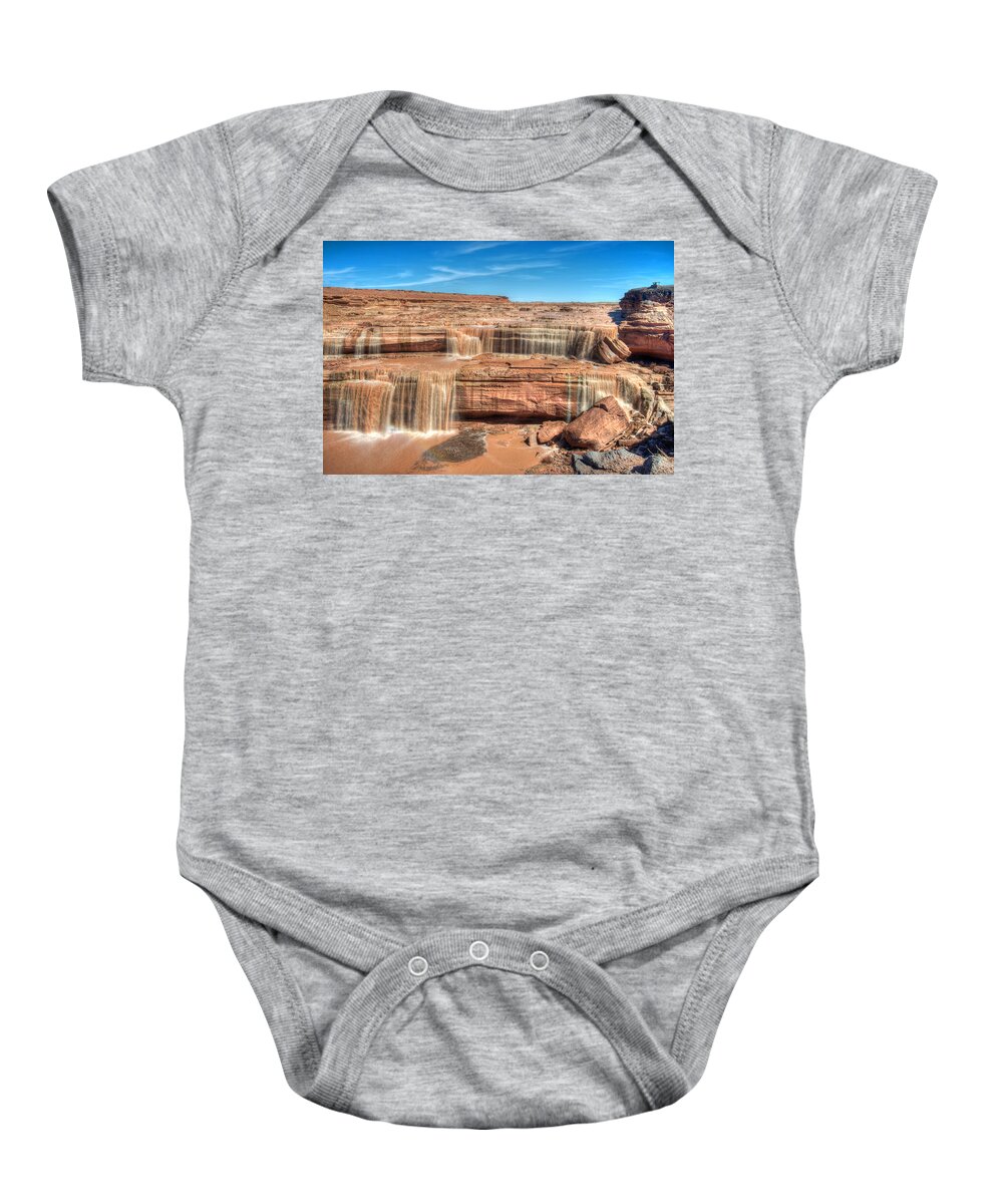 Photograph Baby Onesie featuring the photograph Grand Falls by Richard Gehlbach