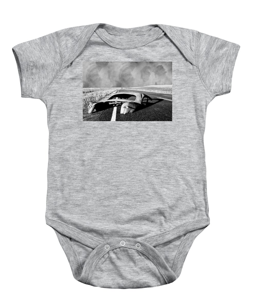 52 Ford Baby Onesie featuring the photograph Highways End by Neil Pankler