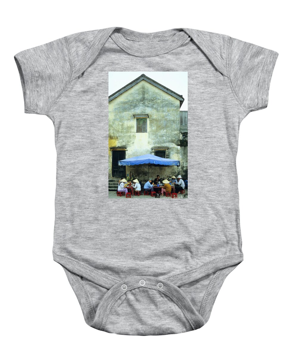 Vietnam Baby Onesie featuring the photograph Hoi An Noodle Stall 01 by Rick Piper Photography