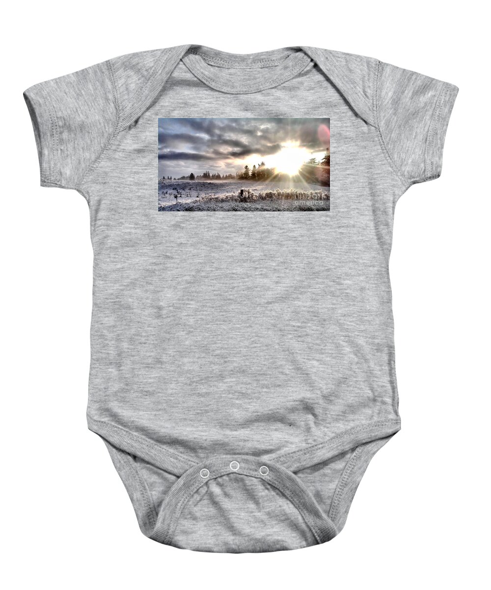 Landscape Baby Onesie featuring the photograph Hope - landscape version by Rory Siegel