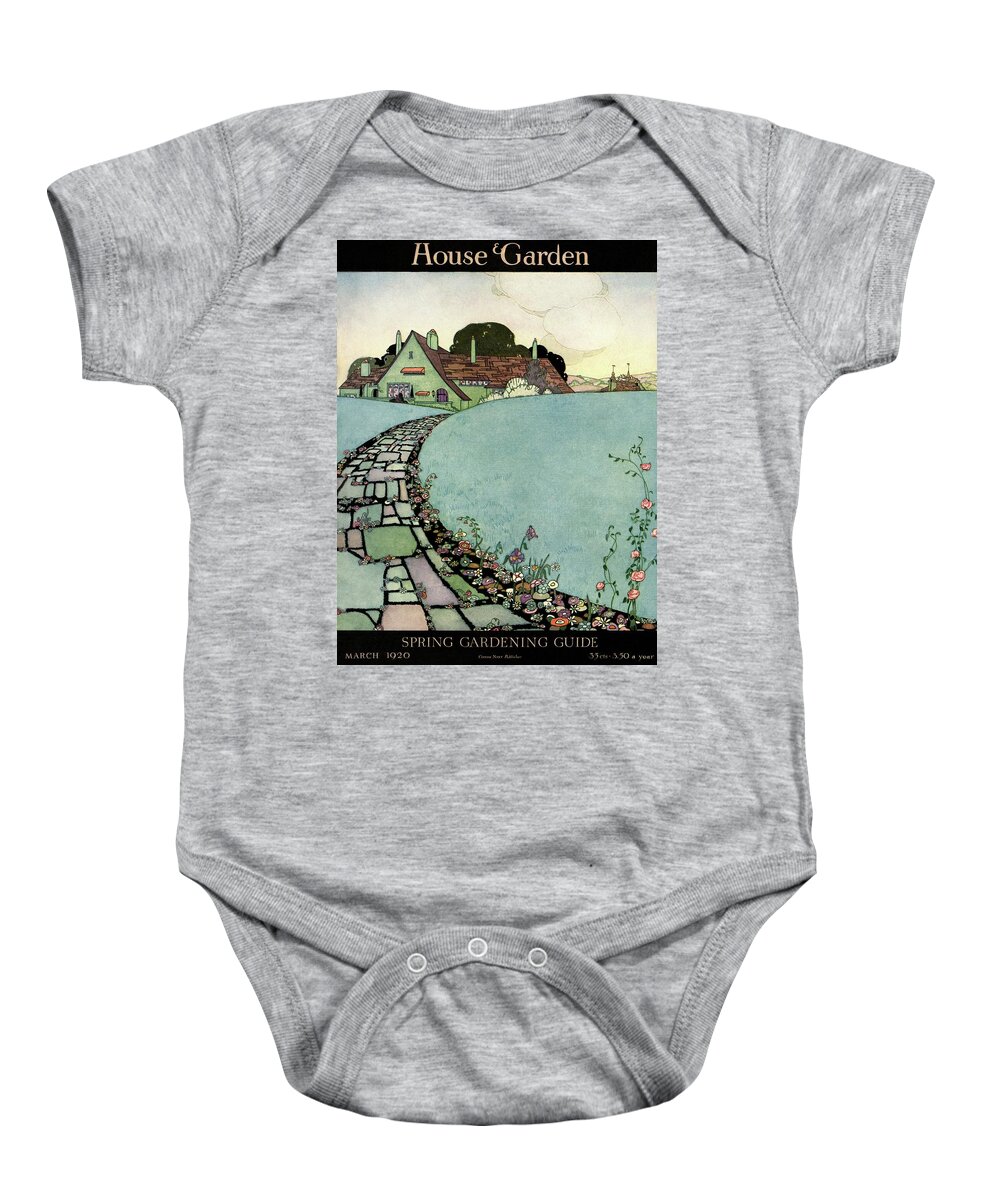 House And Garden Baby Onesie featuring the photograph House And Garden Spring Garden Guide by Harry Richardson