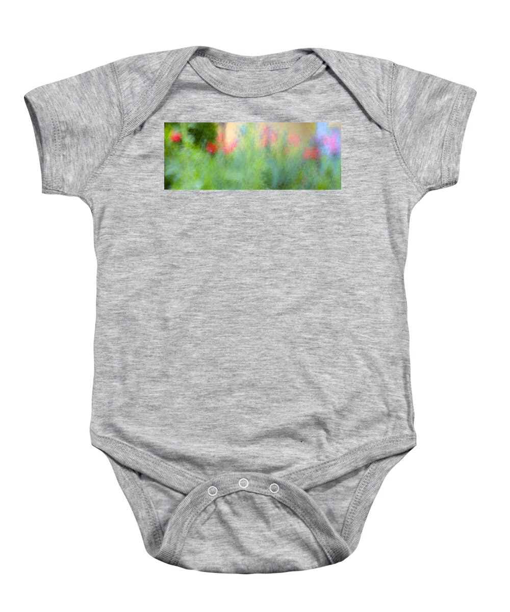 Garden Baby Onesie featuring the photograph If My Front Yard Was Giverny by Theresa Tahara