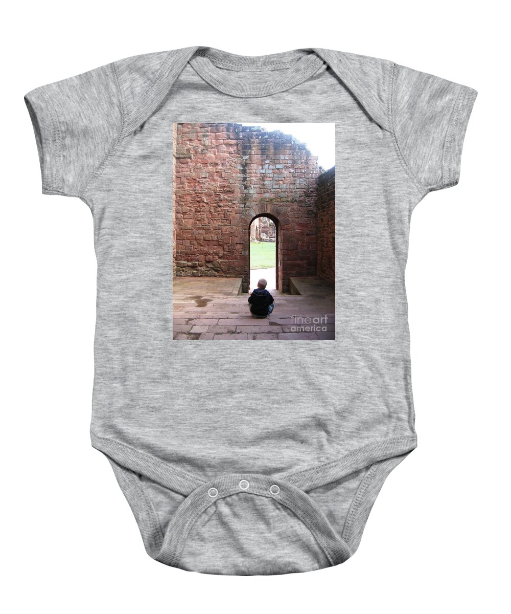 Kenilworth Castle Baby Onesie featuring the photograph Imagination by Denise Railey