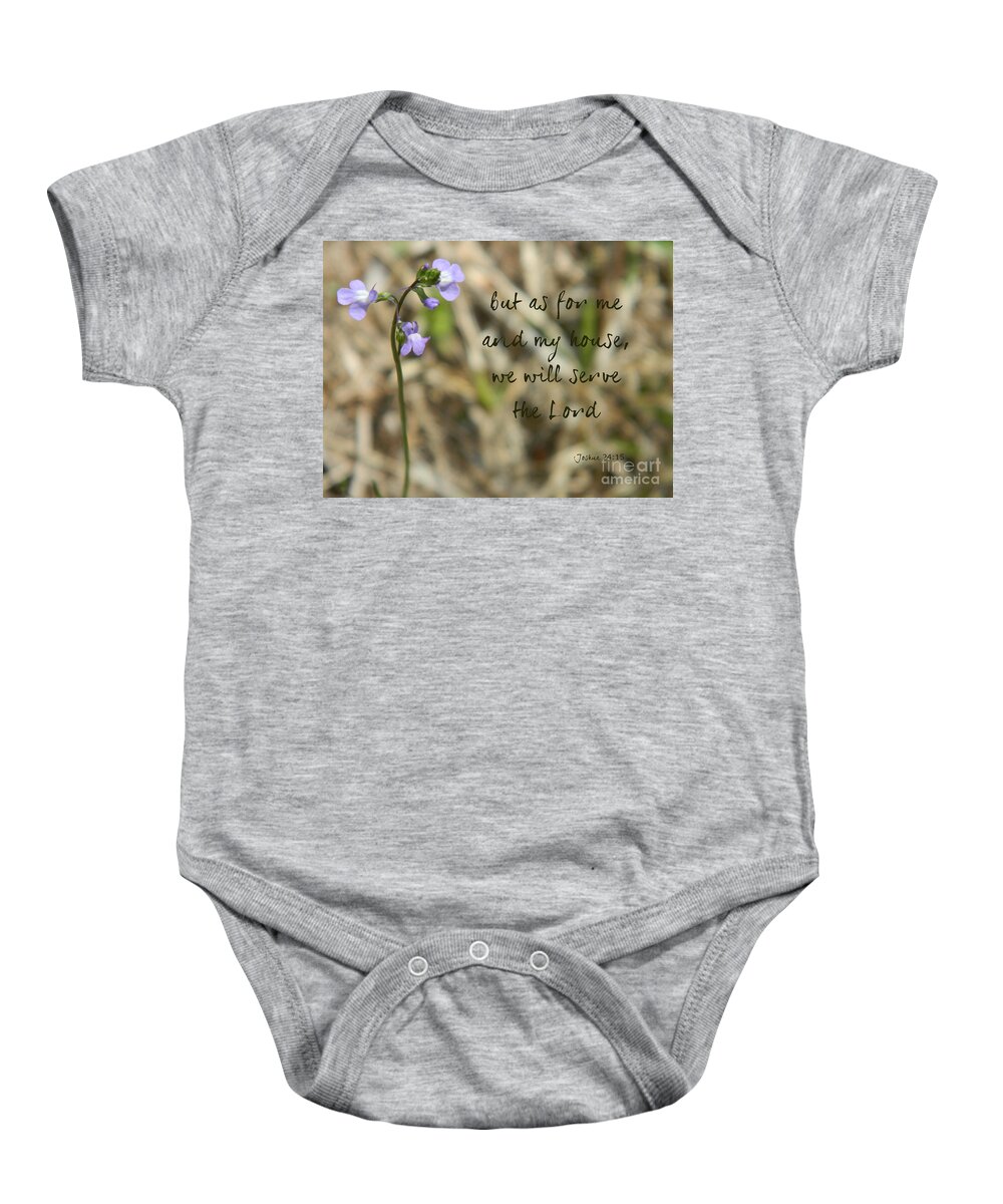 Joshua Baby Onesie featuring the photograph Joshua 24 by Andrea Anderegg