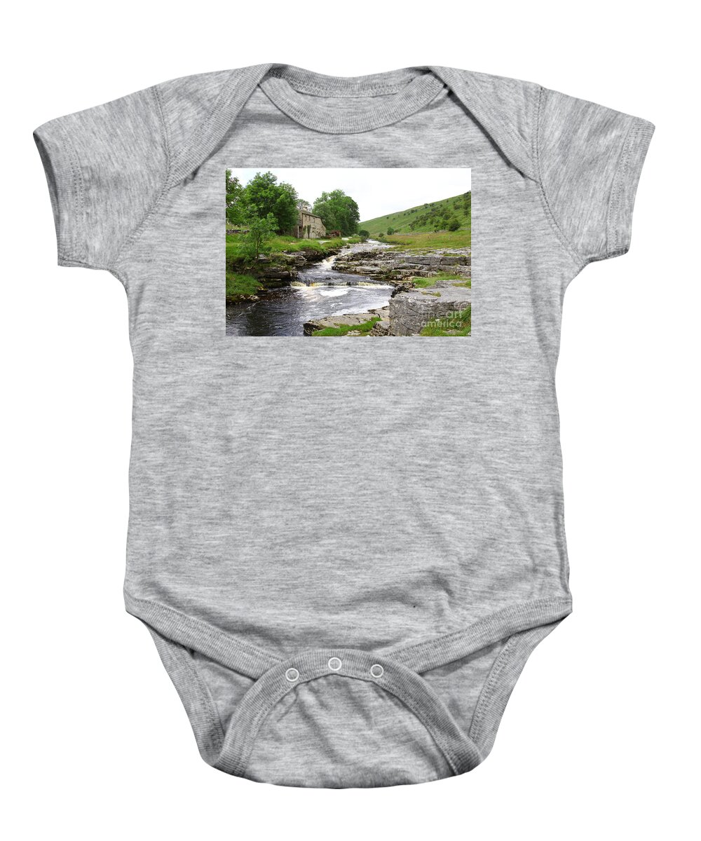 River Wharfe Baby Onesie featuring the photograph Langstroth Dale Yorkshire by John Keates