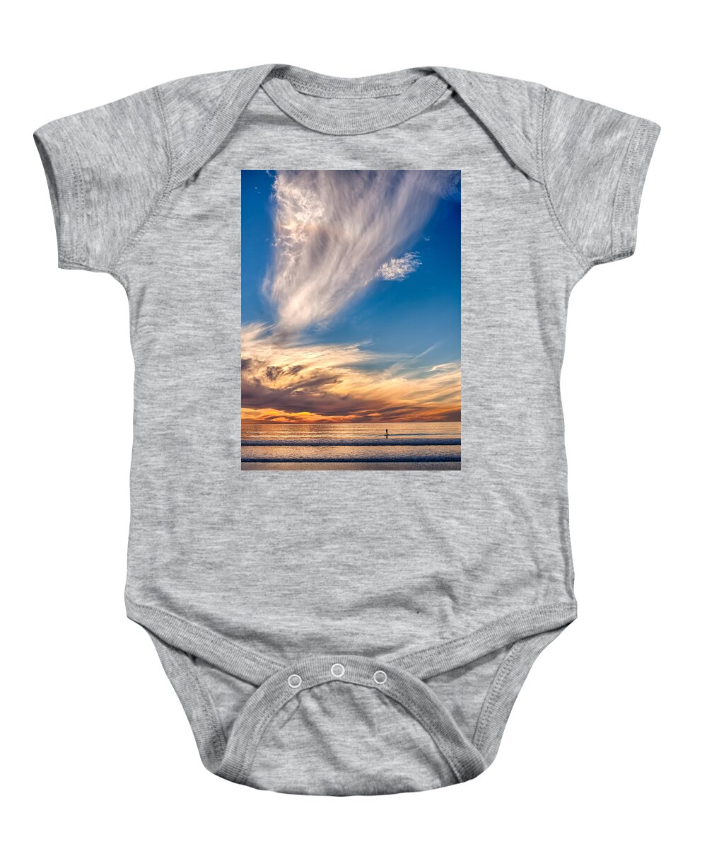 Beach Baby Onesie featuring the photograph Last Licks by Peter Tellone