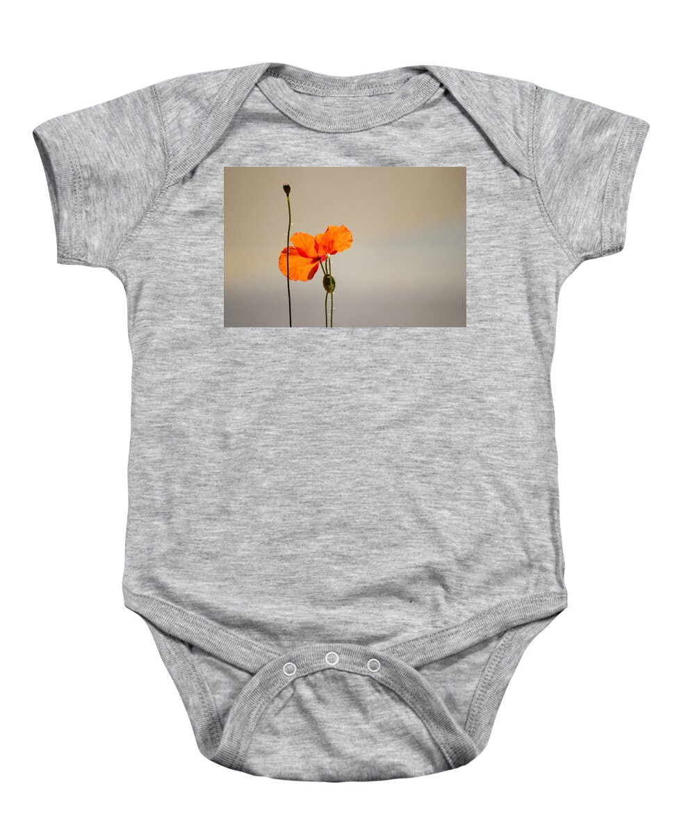 Poppy Baby Onesie featuring the photograph Life by Spikey Mouse Photography