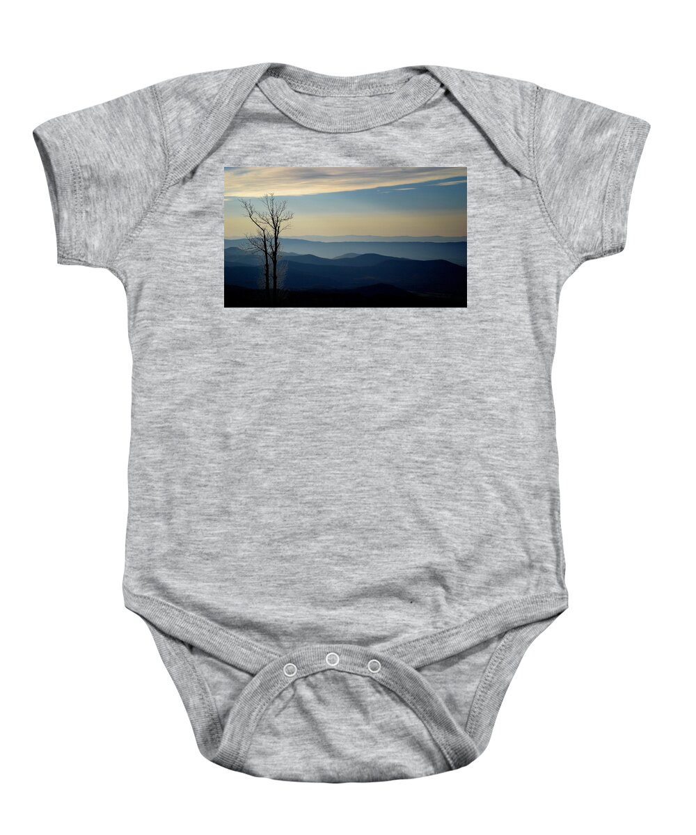 Mountains Baby Onesie featuring the photograph Live For The Moment by Melanie Moraga