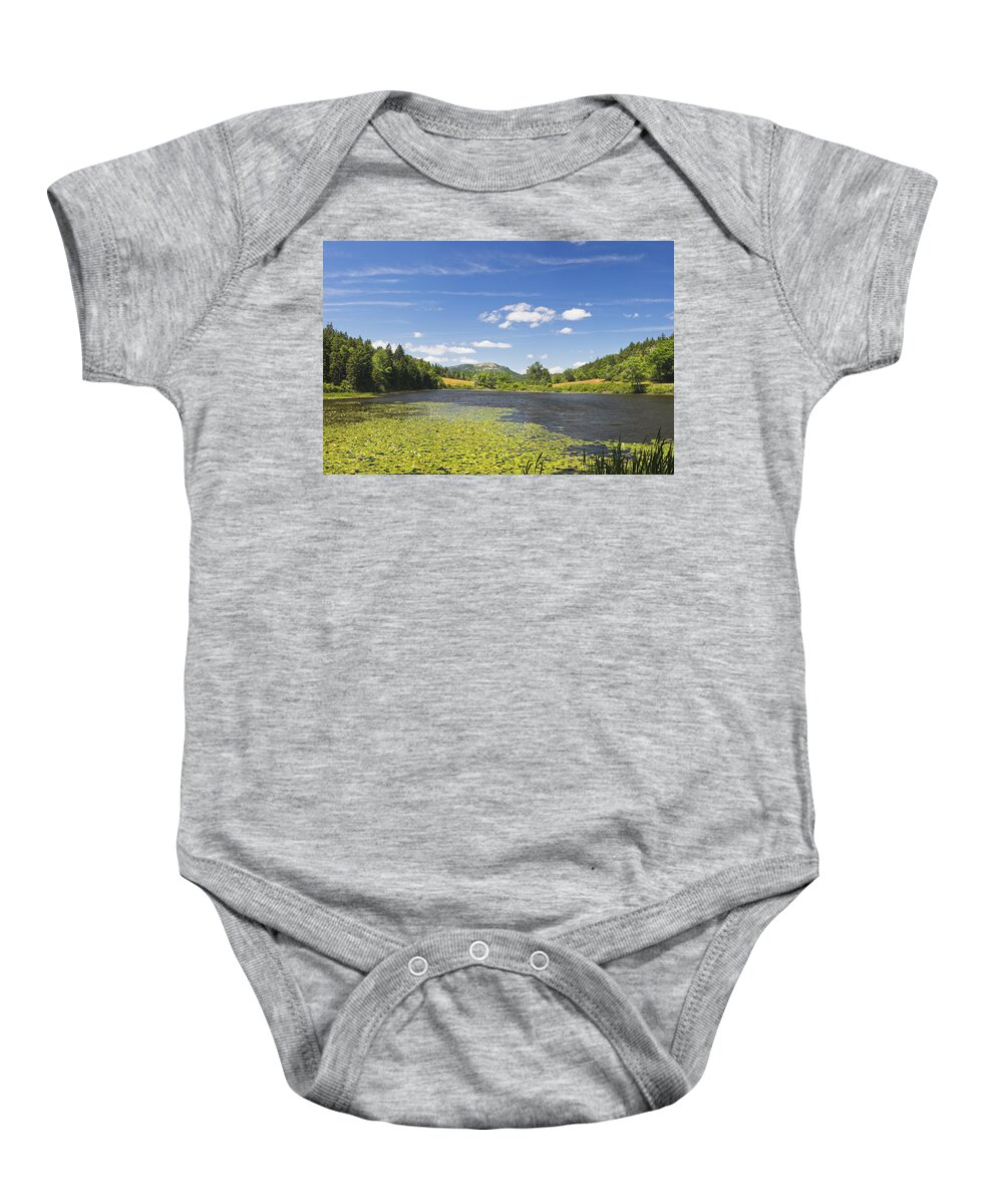 Acadia National Park Baby Onesie featuring the photograph Long Pond - Acadia National Park - Mount Desert Island - Maine by Keith Webber Jr