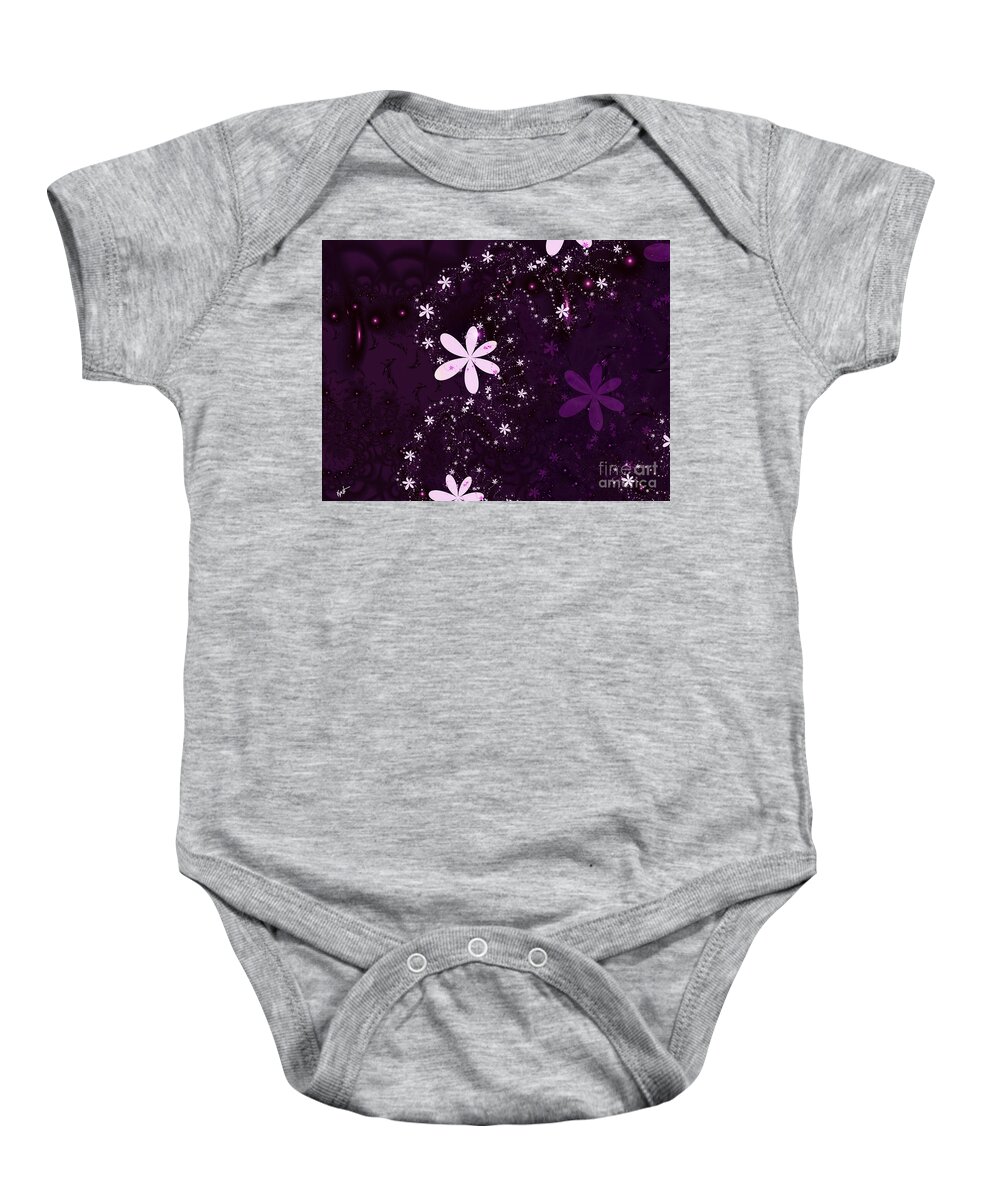 Making Wishes Baby Onesie featuring the digital art Making Wishes by Kimberly Hansen
