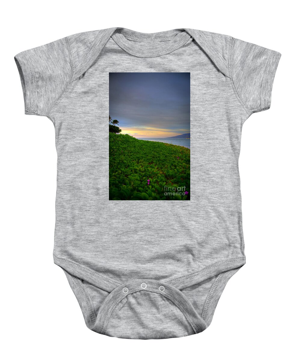 Maui Morning Baby Onesie featuring the photograph Maui Morning by Kelly Wade