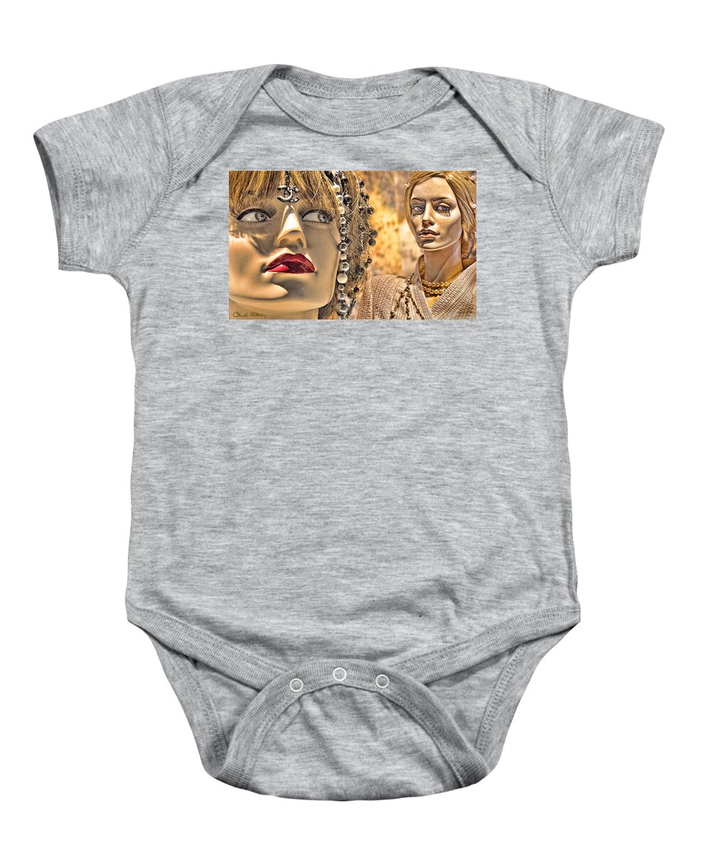 She-devil Baby Onesie featuring the photograph Mistrust by Chuck Staley