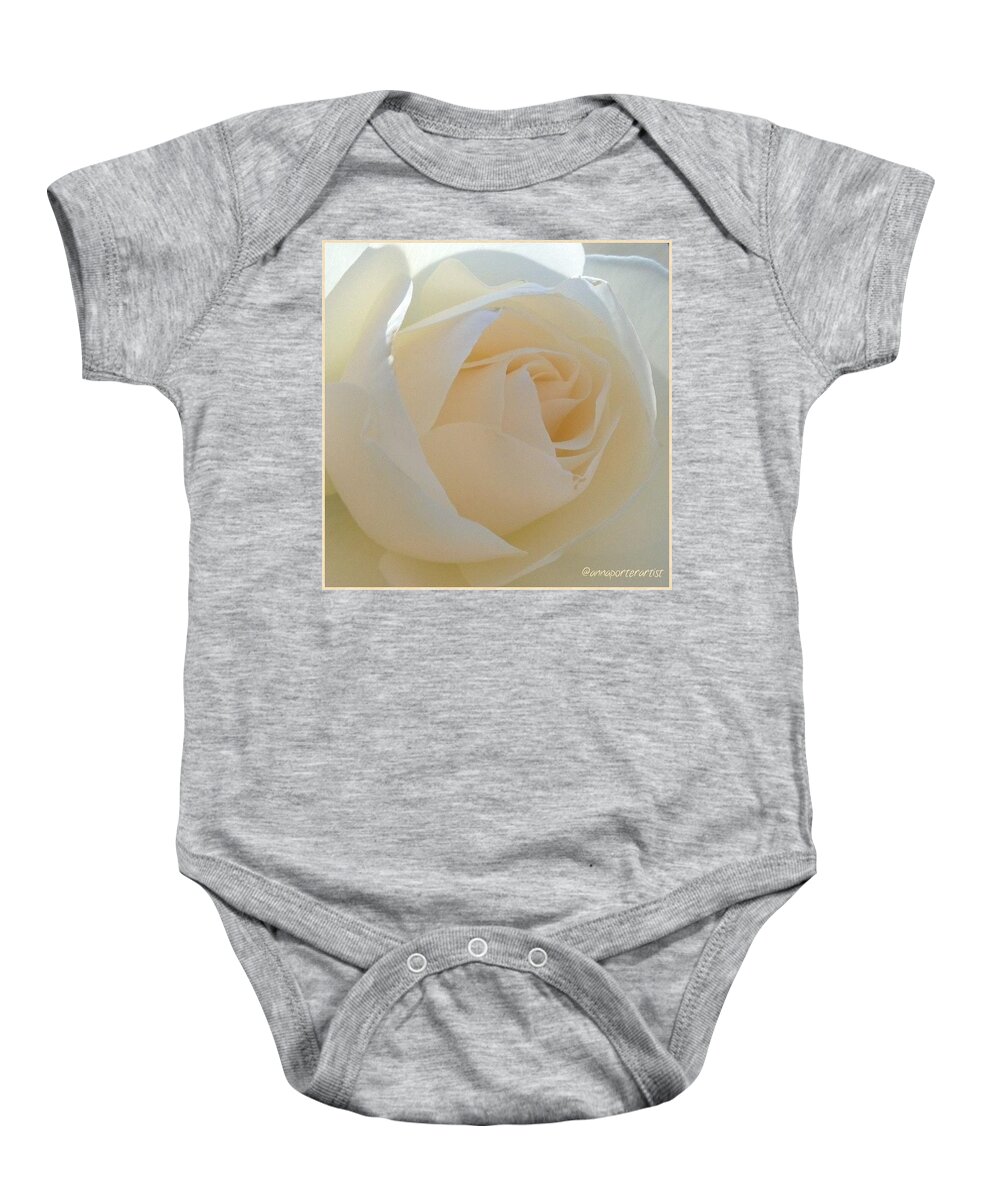Beautiful Baby Onesie featuring the photograph My Heart Will Go On And On ... A Lovely by Anna Porter