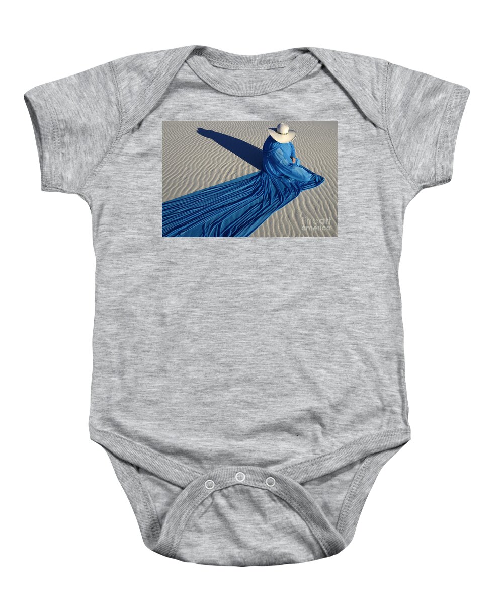 Into The Mystic Baby Onesie featuring the photograph Mystic Blue 1 by Bob Christopher