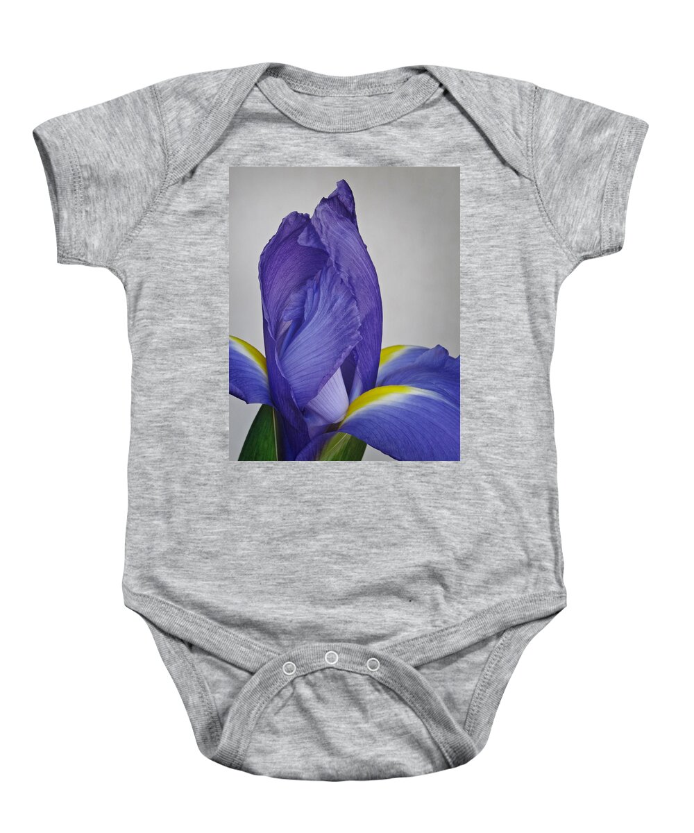 Bloom Baby Onesie featuring the photograph Dutch Iris by David and Carol Kelly
