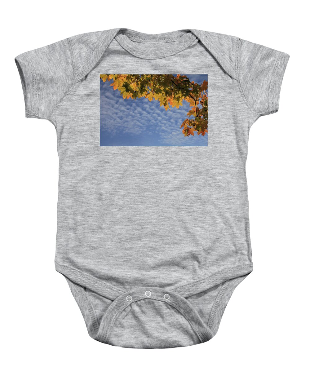 October Baby Onesie featuring the photograph October by Dragan Kudjerski