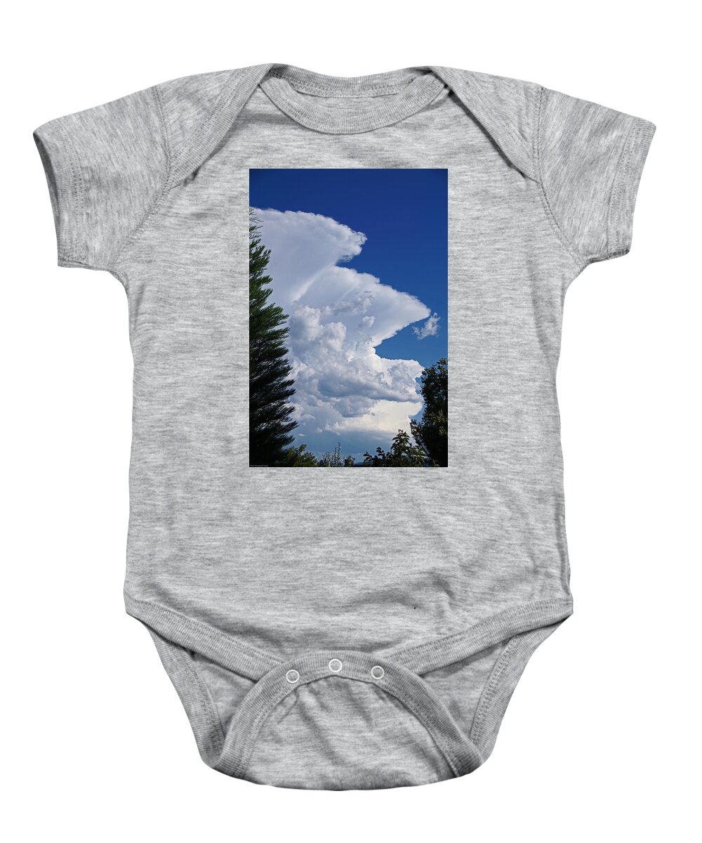 Ominous Baby Onesie featuring the photograph Ominous by Mick Anderson