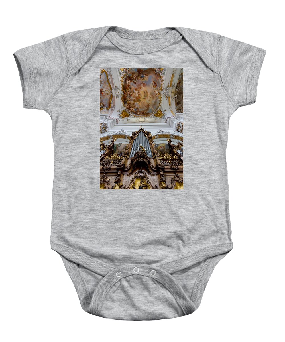 Germany Baby Onesie featuring the photograph Ottobeuren ornaments by Jenny Setchell