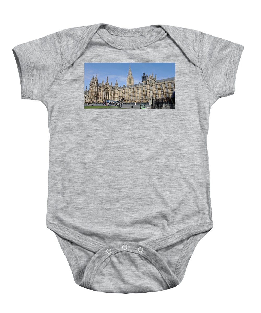 Houses Of Parliament Baby Onesie featuring the photograph Palace of Westminster by Tony Murtagh