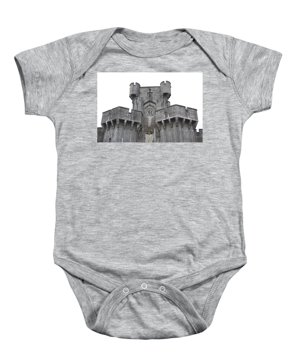 Castles Baby Onesie featuring the photograph Penrhyn castle 2 by Christopher Rowlands