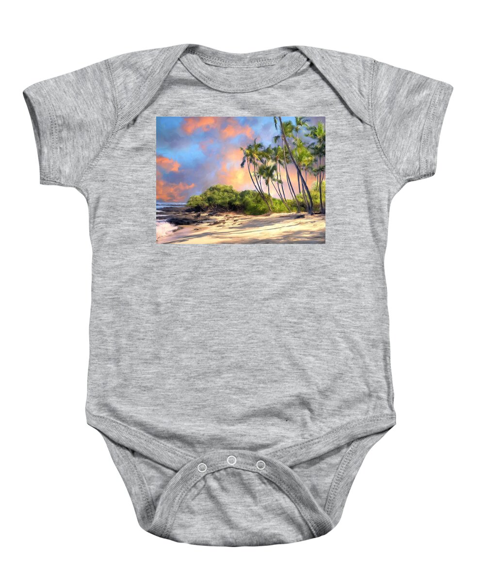 Perfect Moment Baby Onesie featuring the painting Perfect Moment by Dominic Piperata