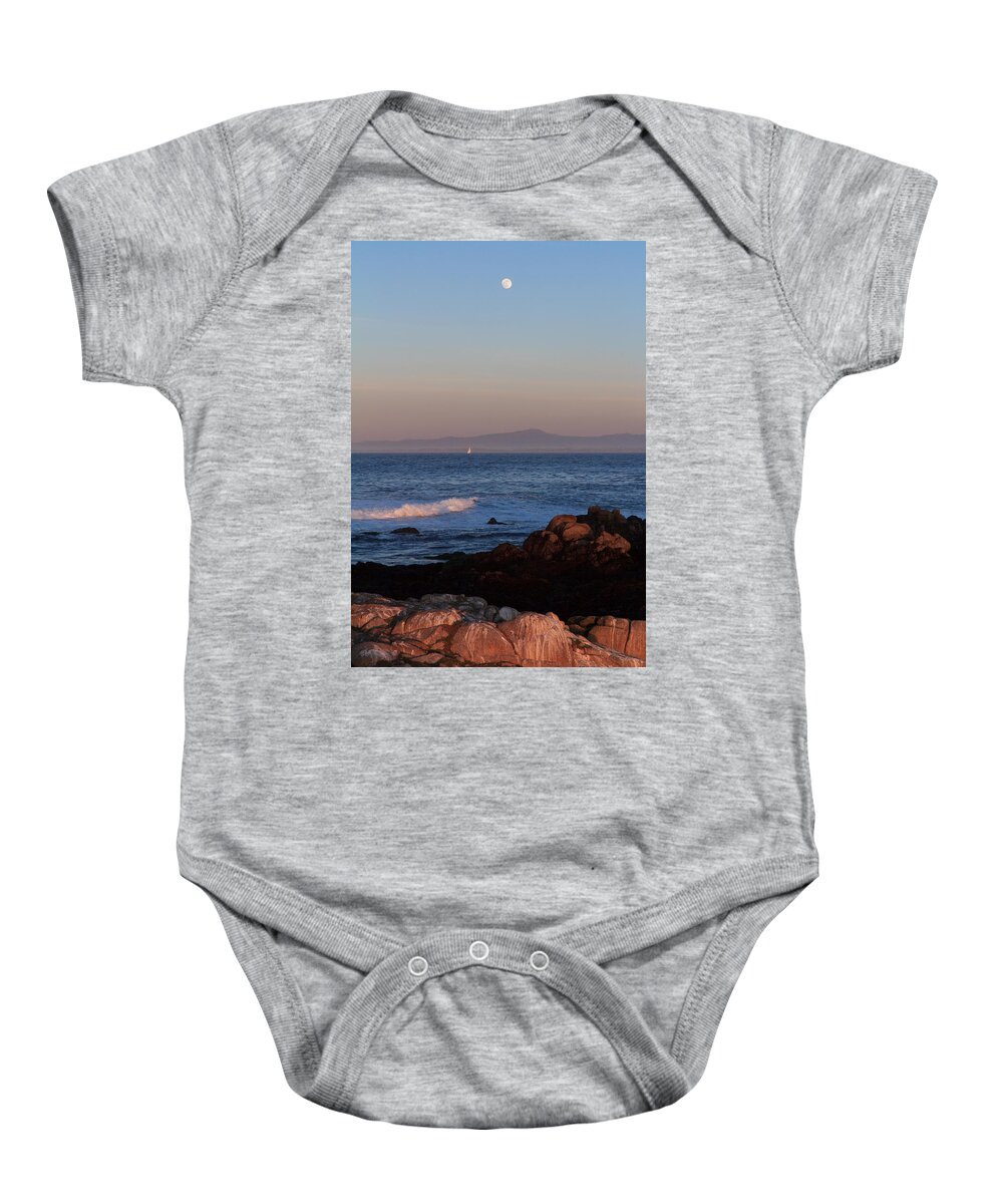 Point Pinos Baby Onesie featuring the photograph Point Pinos at Dusk by Scott Rackers