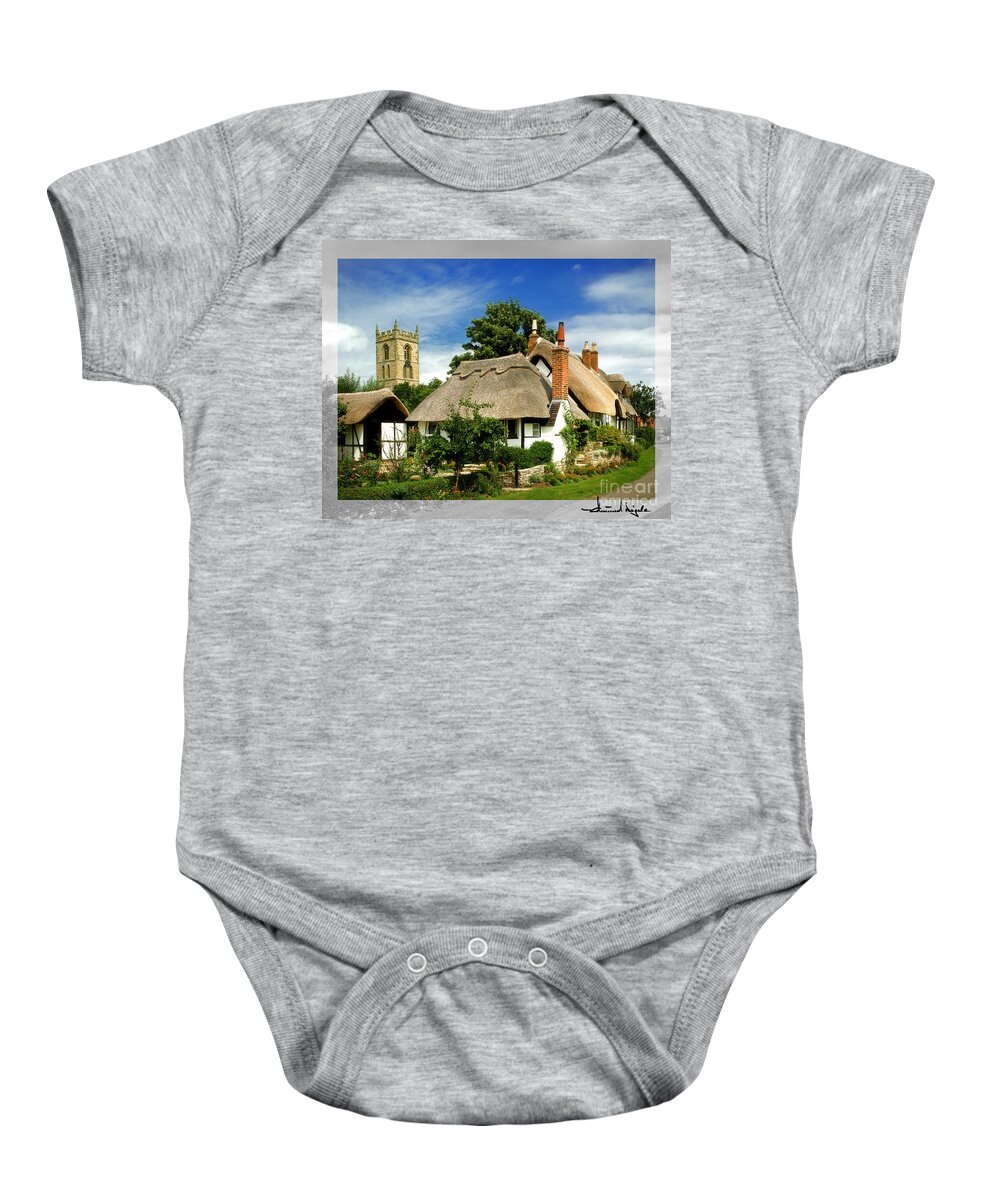 Typical Baby Onesie featuring the photograph Quintessential Home by Edmund Nagele FRPS