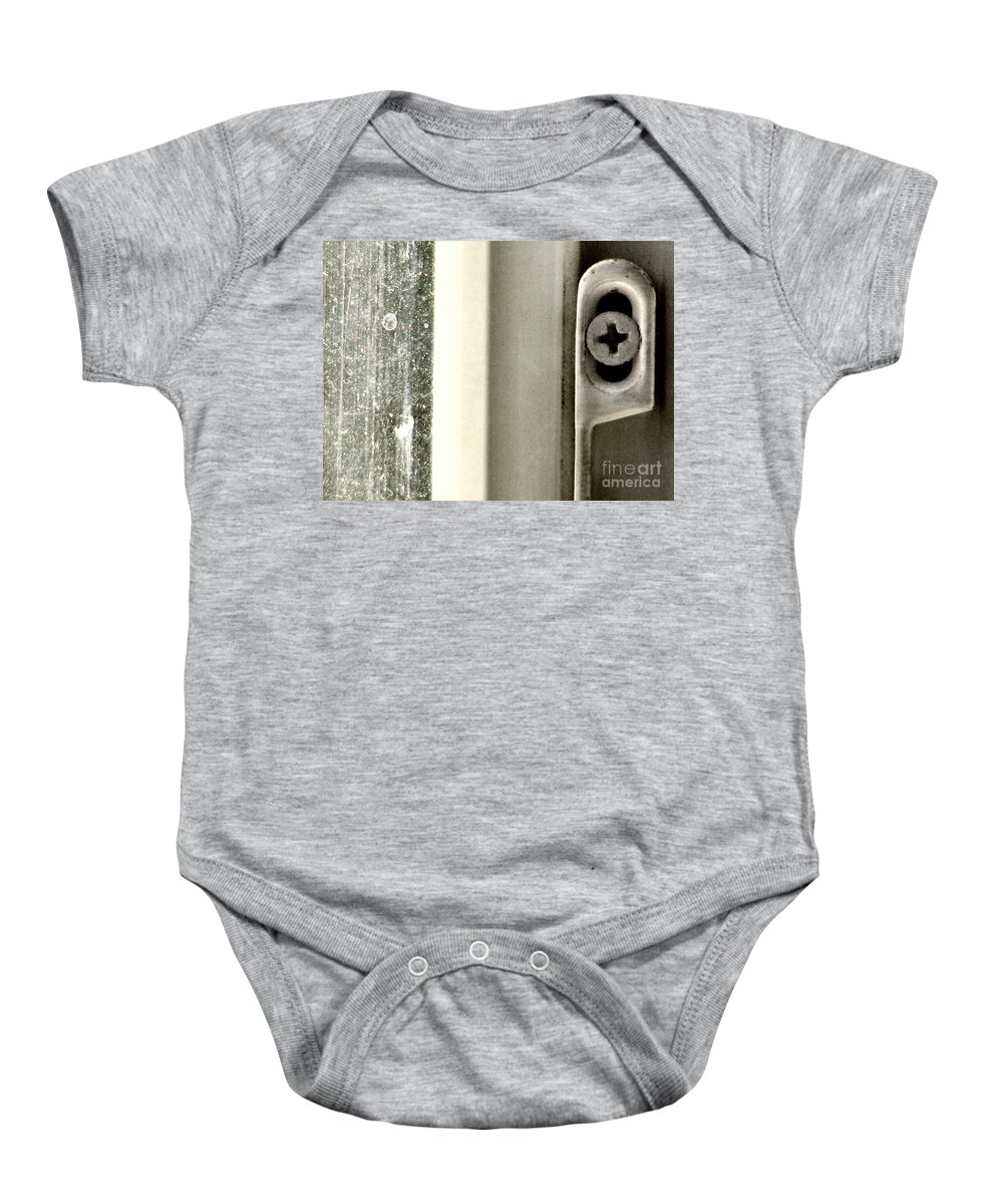 Abstract Baby Onesie featuring the photograph Rainy Day by Rory Siegel