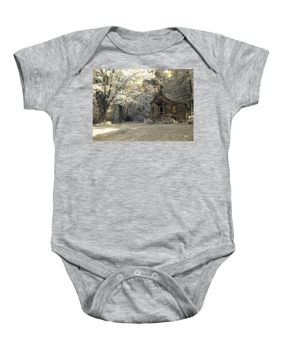 Cabin Baby Onesie featuring the photograph Rustic Cabin by Luke Moore