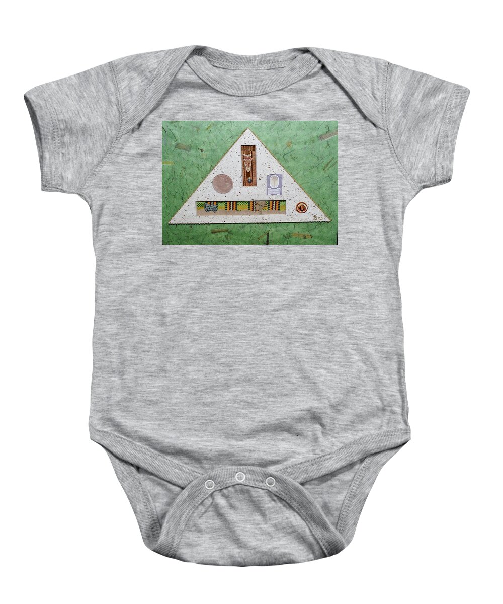 Mixed Media Baby Onesie featuring the painting Safari by Karen Buford