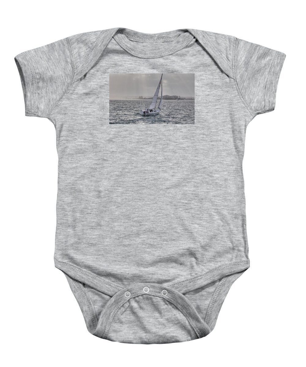Sailboats Baby Onesie featuring the photograph Sailing Bliss by Bill Hamilton