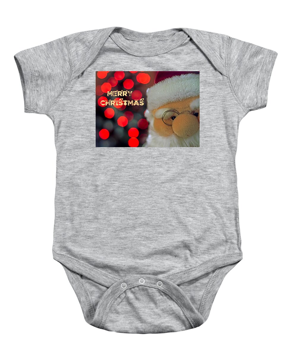 Santa Baby Onesie featuring the photograph Santa by Spikey Mouse Photography