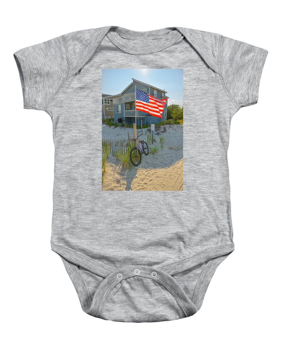 Shore Pride Baby Onesie featuring the photograph Shore Pride by Mark Rogers