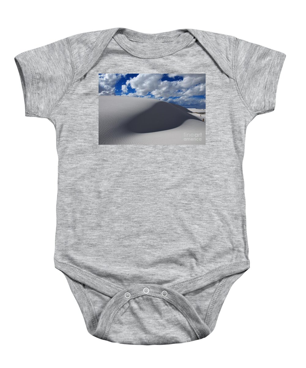 White Sands Baby Onesie featuring the photograph Simply Enchanted by Vivian Christopher