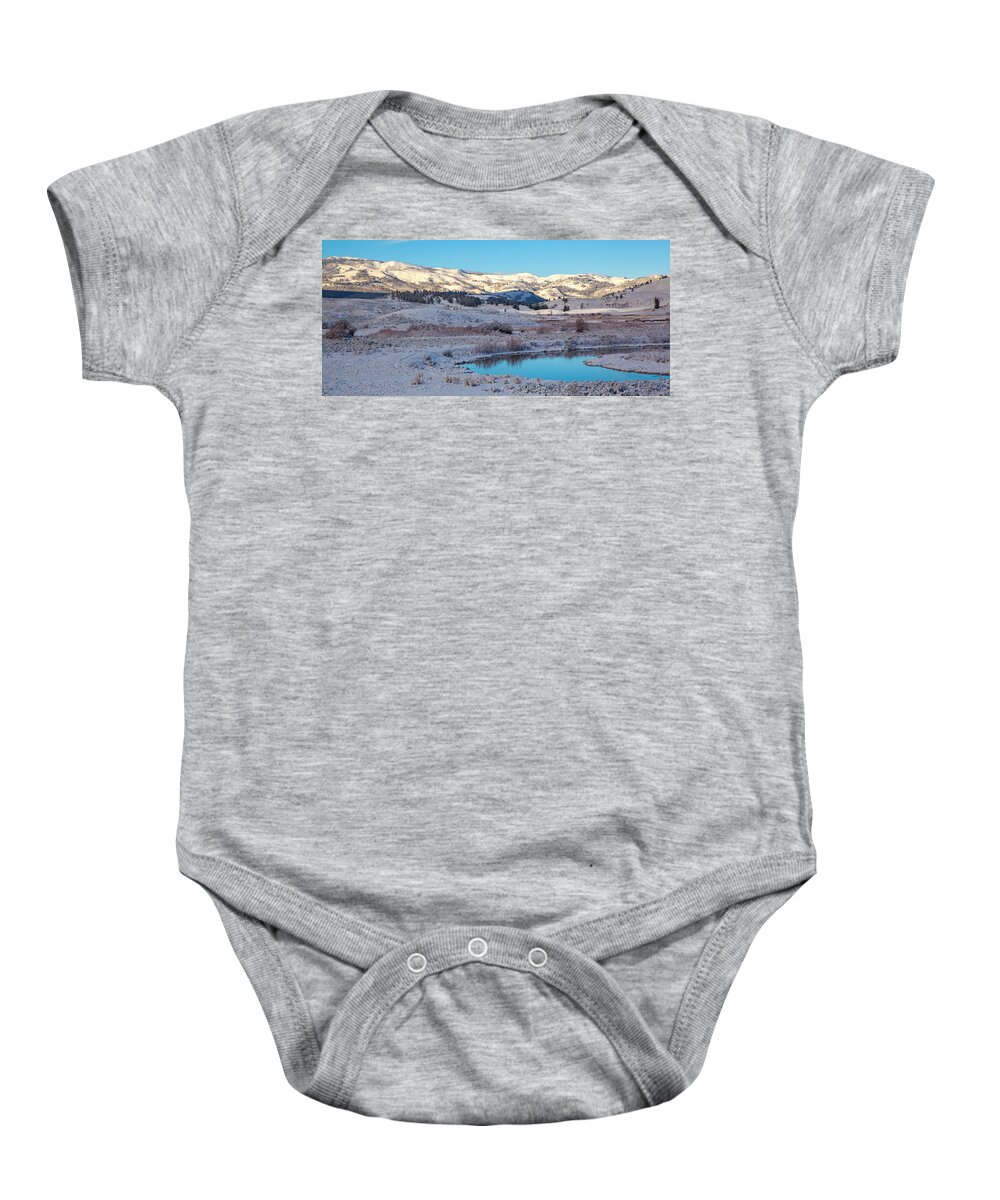 Wildlife Baby Onesie featuring the photograph Slough Creek by Kevin Dietrich