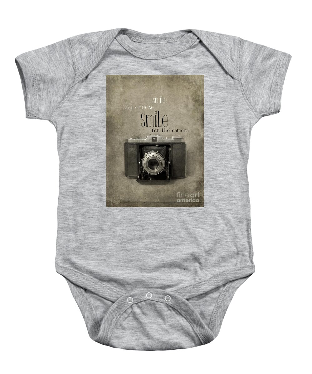 Smile Baby Onesie featuring the photograph Smile by Jill Battaglia